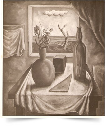 Natura morta- grande pannello per la Raf-maggio1945